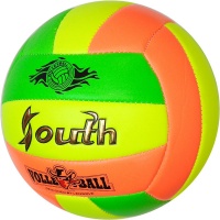 Мяч волейбольный (зеленый), PVC 2.7, 280 гр, машинная сшивка E33543-2