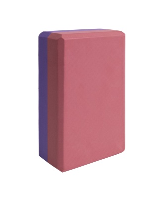 Блок для йоги бордовый-фиолетовый (Арт. IR97416B2)